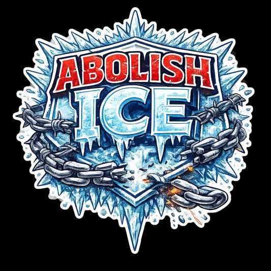 Abolish Ice Holographic Sticker