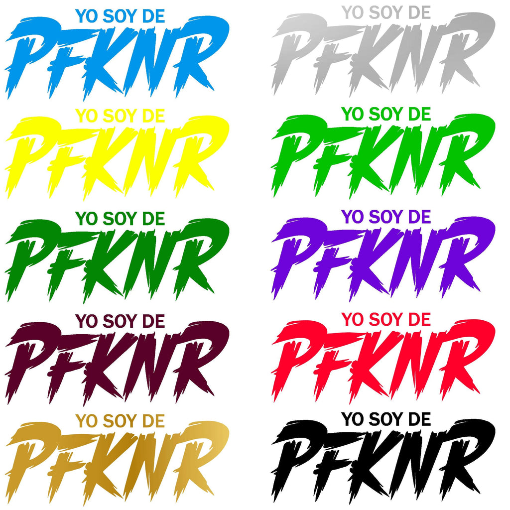 PfknR Vinyl Sticker