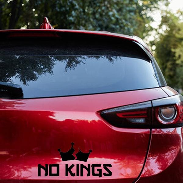No Kings Vinyl Sticker