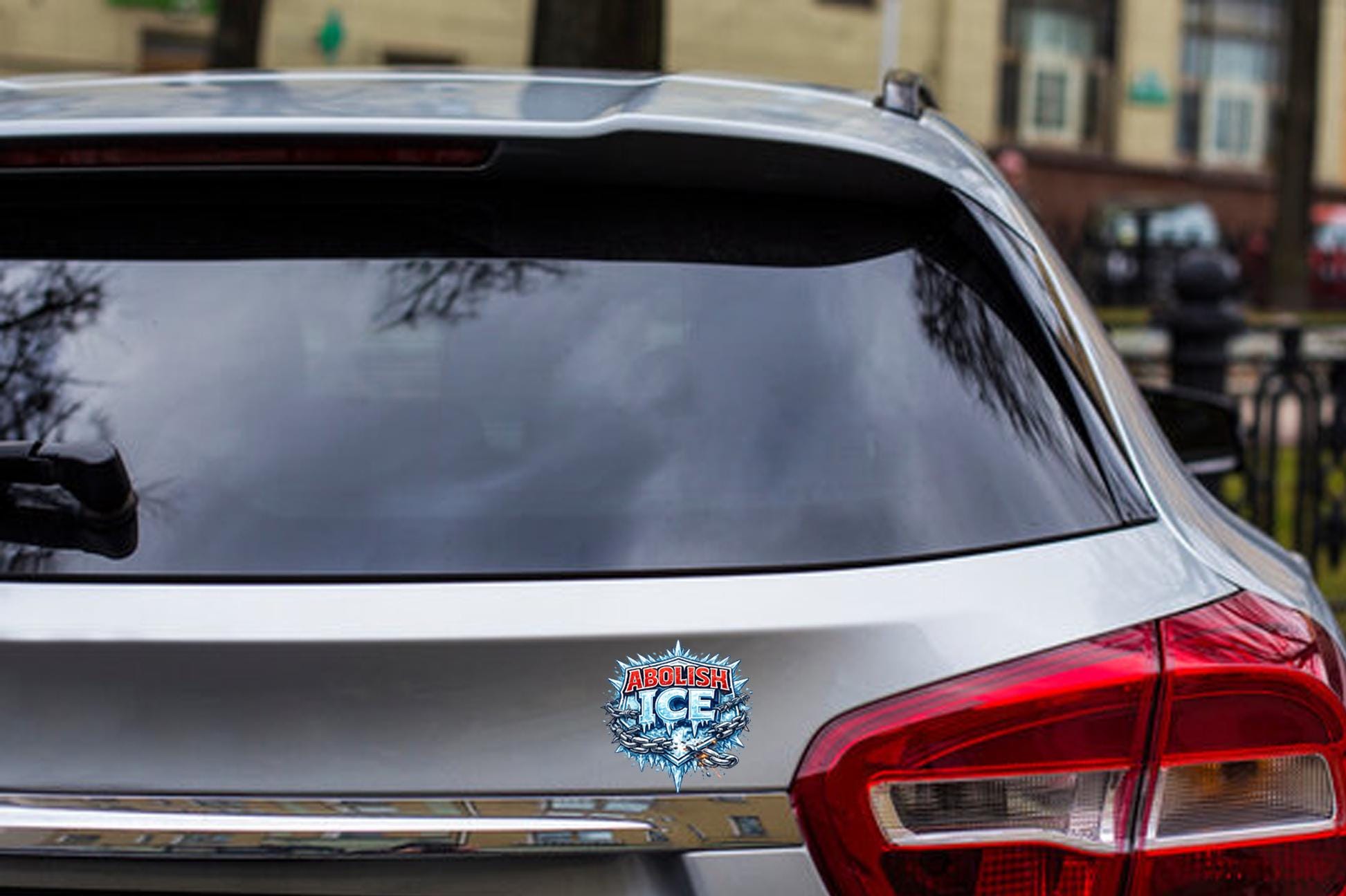 Abolish Ice Holographic Sticker
