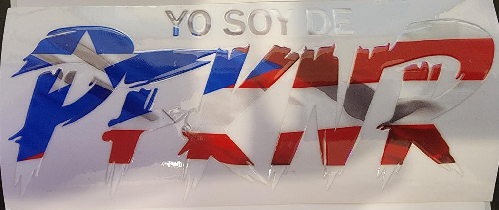 PfknR Puerto Rico Flag Sticker - Waterproof UV Decal 4 styles