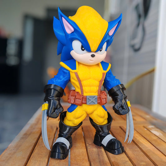 Wolvie/Sonic Figure